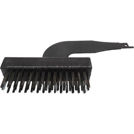 Brosse métallique pour scie sabre, scie alternative, tête de brosse universelle, outil de meulage pour l'élimination de la rouille des métaux (1x brosse métallique) ( ) (1/4)