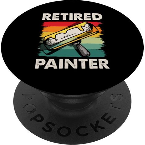 Pinceau à rouleau vintage de peintre à la retraite Adhésif (1/5)