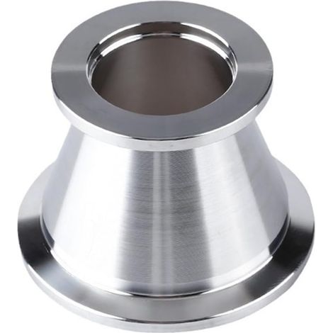 Konischer Reduzieradapter KF16 auf KF25 – 1 Stück – Edelstahl 304 – Polierter Hochvakuumadapter – Industriesysteme – Silber (1/5)