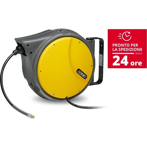 Avvolgitubo pneumatico zeca 16 metri nero poliuretano (1/5)