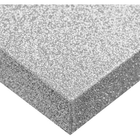 DIMEXACT - Rouleau adhésif argent pailleté Eco - 122 cm x 1.5 m - En Rouleau