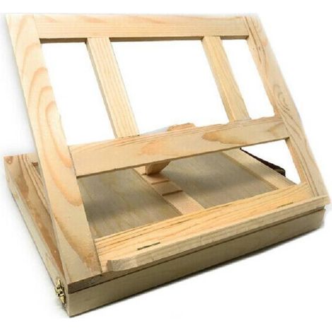 TRADE SHOP - Valigetta Artisti In Legno Con Base D'appoggio E Cassetto Per Dipingere 07076 - (1/3)