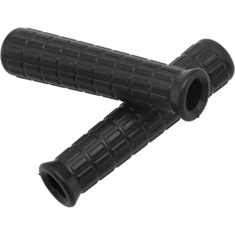 Lot de 2 poignées de brouette, tubes ronds en caoutchouc noir, antidérapantes et absorbant les chocs (114 x 16 mm) (1/5)