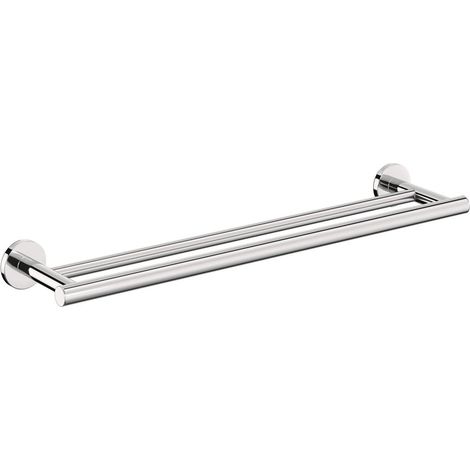 COSMIC Double towel rail, Chrome, ARCHITECT S+ Collection