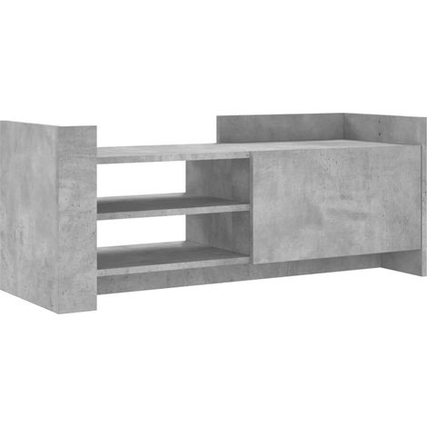 Mobile TV multimediale scaffale per televisione televisione buffet sala da pranzo soggiorno camera da letto 100 x 35 x 40 cm derivati del legno grigio 020025488