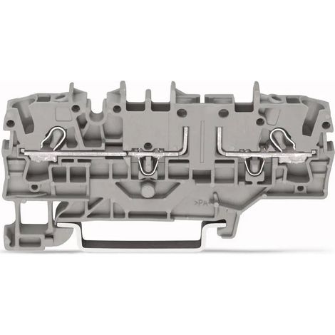 [NEUWERTIG] B-Ware Wago Reihenklemme Basisklemme Klemmenblock Grau Push In Cage 2,5 Clamp 50 Stück