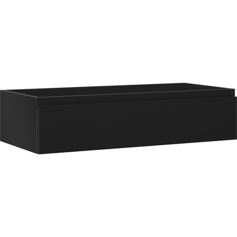 Mexen Orio armario de ba帽o bajo lavabo 100 cm, 1 caj贸n, negro mate - 91A10-10023-1-BF71 (1/5)