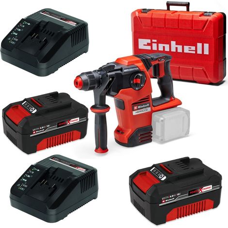 Einhell 18v 36V Power X-Change 18v Cordless SDS Hammer Drill HEROCCO 36/28 2x4ah (1/5)