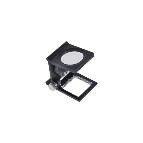 Loupe de comptage de fil 10X avec éclairage LED, support pliant – (1/5)