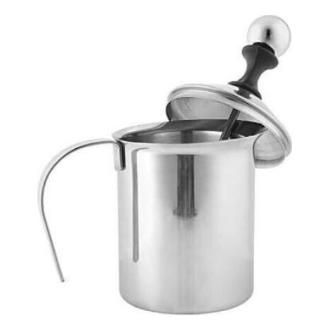 Mousseur De Lait - 400 Ml - Acier Inoxydable - Pour Cappuccino Et Café - 1 Pièce (1/4)