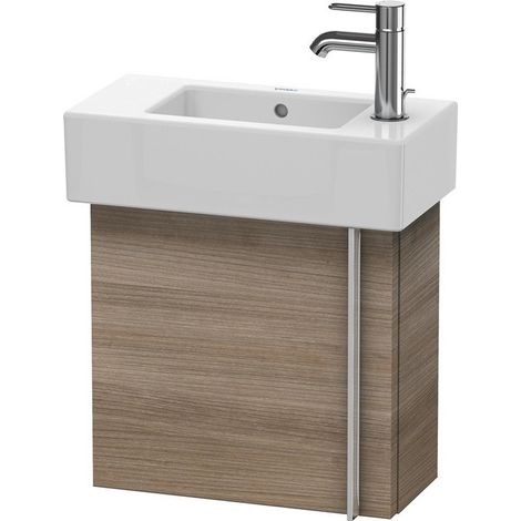 Mobile Vanity Duravit Vero Vanity 6270 a parete, con 1 anta, cerniera anta sinistra, 450 mm, Colore (anteriore/corpo): Ciliegio del Ticino - VE6270L7373