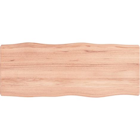Dessus de table Dessus de bureau Plateau de table bois massif traité bordure assortie