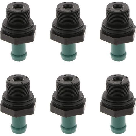 6X Valve D'ÉChappement de Soupape Anti-Retour de Soupape Anti-Retour de Soupape Anti-Retour de Carter de Voiture de Carter Positive pour (1/2)