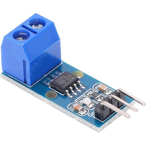 Current Sensor Module, Electronic Current Detection Tool, 5 A Range, 4.5 V to V DC, 185 MV per A Sensitivity, Analog I/O for Power Distribution Control (1/5)
