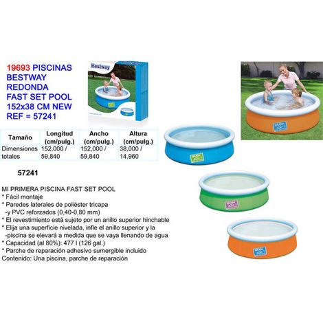 Fast Set runder Kinderpool 152x38 477L 57241