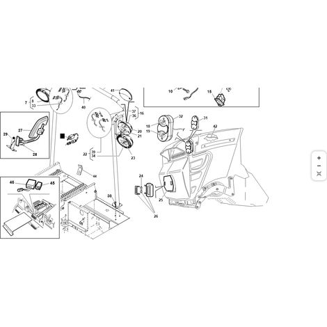 PROIETTORE ANABBAGLIANTE SX CABLATO ORIGINALE KUBOTA GIANNI FERRARI 91107100002