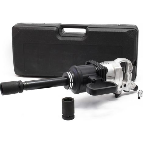 Llave de impacto neumática de 25,4 mm (1") destornillador aire comprimido con vasos y mango montable