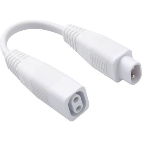 Connettore per striscia tubo LED T5 IP65 colore bianco