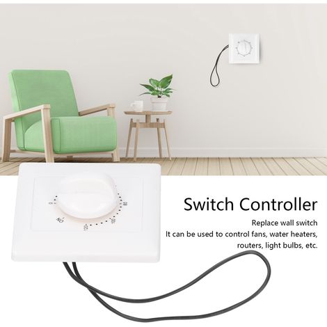 [Interrupteur Timer à Compte à Rebours Mécanique] Interrupteur Intelligente Minuterie Contrôleur 220V, Commutateur Temps Minuterie Programmeur (1/5)