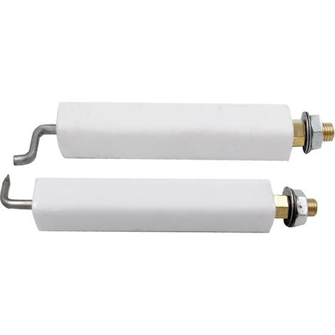 Électrode d'allumage universelle en céramique, électrode de rechange pour bougie d'allumage en céramique pour brûleur à gaz K (1/5)
