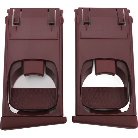 Portabicchieri da cruscotto in 2 pezzi 25042561-TGK707, versatile ed elegante per cruscotto Hilux Vigo dal 2005 al 2015, bordeaux (1/5)