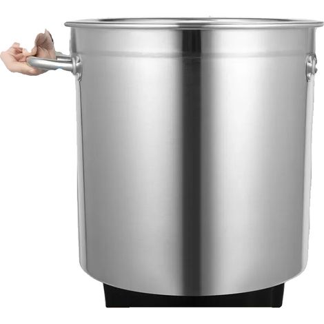 Marmite en Acier Inoxydable, Capacité de 35L, Fini Poli, Compatible Induction (1/5)