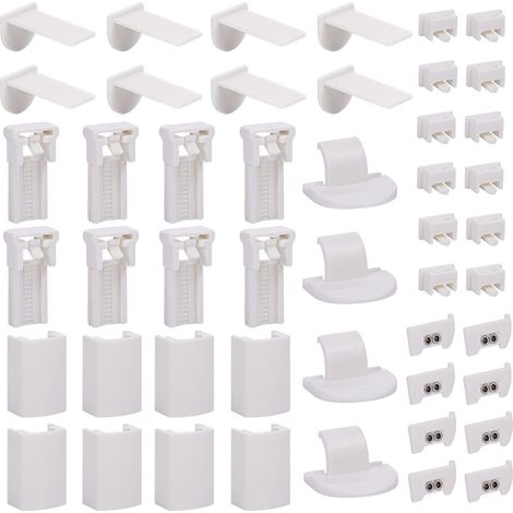 Pliegues con pinzas, costuras plisadas sin taladrar, costura plisada, pliegues con pinzas autoadhesivos - para sujetar costuras plisadas con cortafuegos (para coser) (1/5)