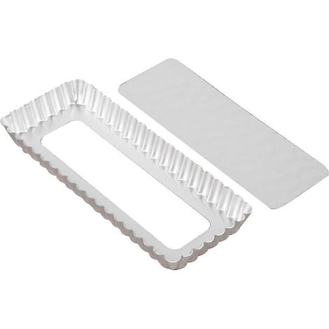 Moule à pain grillé en alliage d'aluminium, 1 pièce, antiadhésif, pour la cuisson à domicile (blanc)-25X10X2.5CM-White (1/4)