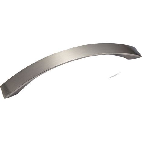 Set mit 4 Küchenschrankgriffen – verchromt – Türgriffe aus gebürstetem Nickel, Küchengriffe aus Edelstahl, 128 mm Lochabstand (1/5)