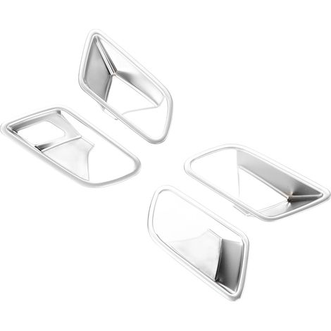 Lot de 4 autocollants de remplacement chromés pour poignées de porte intérieures de voiture Mercedes-Benz Classe A W177 (à partir de 2019). (1/5)