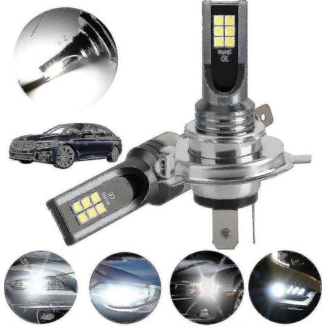 Ampoules de phares LED H4/9003, ampoules LED H4 pour phares de voiture, ampoules LED H4 lumineuses pour phares de voiture. (1/5)