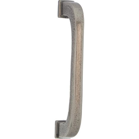 Tirador mueble acero envejecido 95mm entre ejes rústico