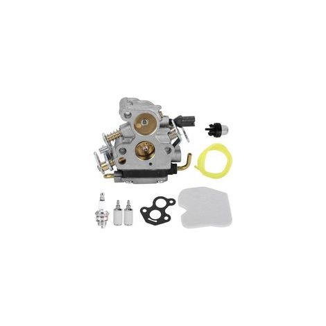Kit de remplacement de carburateur compatible avec les tronçonneuses Husqvarna 235e, 235, 236, 240 et 240E (références : 574719402 et 545072601). (1/5)