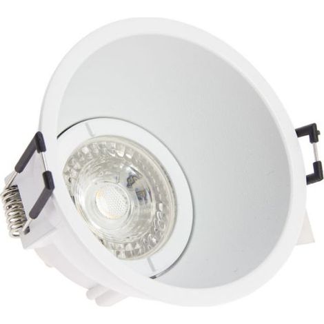 Xanlite – Spot LED encastrable GU10 50W blanc chaud 2700K – Angle 36° – Installation rapide – SP50RPB