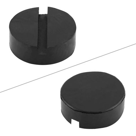 Jack Pads, coussin de sol universel en caoutchouc haute résistance professionnel noir pour véhicules (1/5)