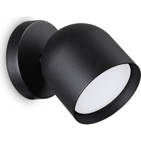 Lampada da parete ideal lux dodo ap1 1xgx53 max 15w nero - 314099 (1/4)
