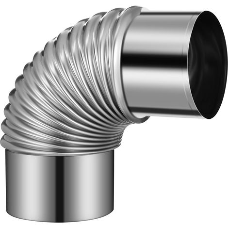 Conduit de cheminée pour poêle à bois Unomor en acier (1/5)