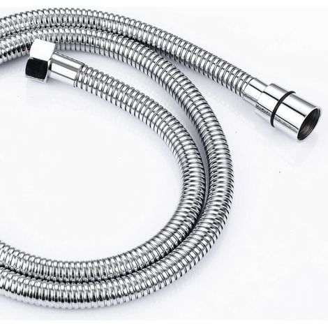 YMYNY 2M Edelstahl Anti-Twist Brauseschlauch, Brauseschlauch Standardanschluss G 1/2 Universal für Badezimmer Anpassbar an alle Duschköpfe (1/4)