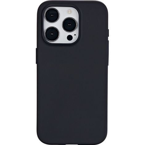 Custodia per iPhone 15 Pro eSTUFF Infinite Vienna, nera. Materiale: TPU riciclato al 100%, ES67101027