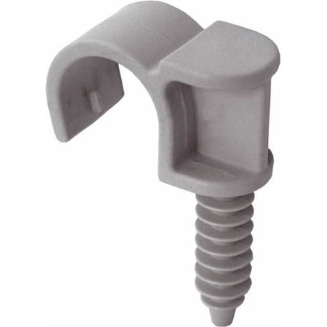 Seau de 100 Ramclip Gris Simple 16 mm