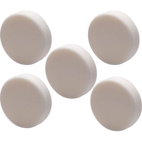 X5 Draper 150mm Polishing Sponge Firm Hook and Loop White 15cm 6 Inch 01795
