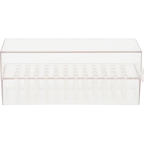 Boîte de rangement transparente pour 48 embouts de foret en acrylique. (1/5)