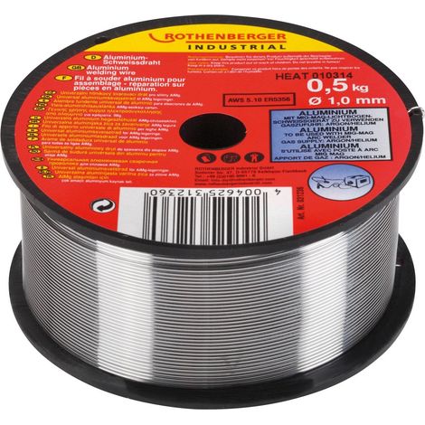 ROTHENBERGER Industrial Alambre de soldadura de aluminio 1 mm / 0,5 kg - 31236