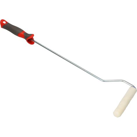 KOTARBAU Rouleau à peinture en velours 115 x 20 mm avec manche prolongé 525 mm Rouleau à peinture Brosse Rouleau à Peinture pour Travaux de Peinture et Rénovation