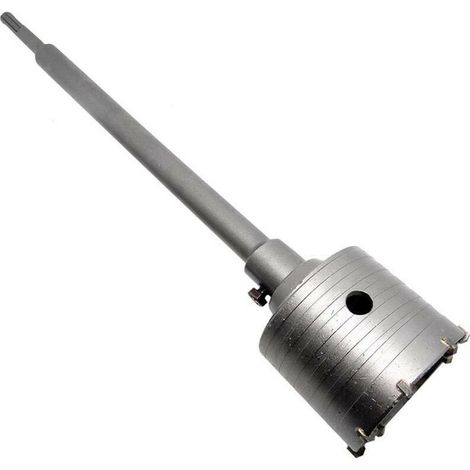 Fresa A Tazza 70 Mm Asta Prolunga . 60 Cm Per Trapano Attacco Sds Plus (1/3)