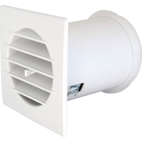 Grille carrée 126 x 126 mm de ventilation Thermostatique AIRCONTROL tube Ø100 pour climats doux - First Plast (1/4)