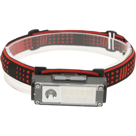 Wiederaufladbare USB-Stirnlampe Typ C, ultrahell (300-400 lm), mit festem Lichtstrahl und 4 Beleuchtungsmodi, ideal für den Einsatz im Freien. (1/5)