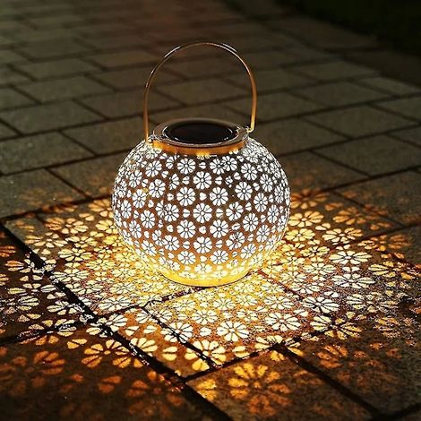 Nouvelle lanterne solaire adaptée, lanterne de jardin, alimentée à l'énergie solaire, étanche IP65, éclairage LED-AquaForge (1/2)