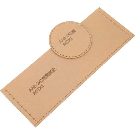 Modèle de porte-stylo étudiant en acrylique, gabarit pour articles en cuir faits main, patron de papier à dessin quadrillé. (1/5)