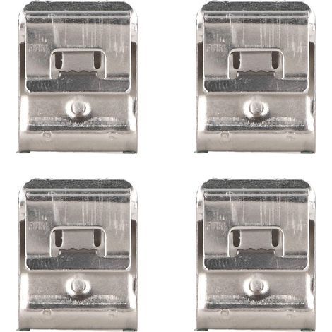 50PCS Clips de Câble de Panneau Solaire Clips de Fil de Remorque Clips de Câble Photovoltaïque en Acier Inoxydable pour Fil Électrique 2‑6mm² (1/5)